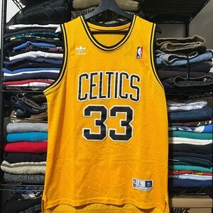 Adidas Celtics Gold Basketball Jersey